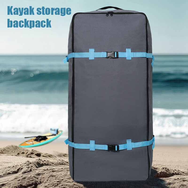 Paddle Board Backpack - Mochila de tecido oxford cinza para