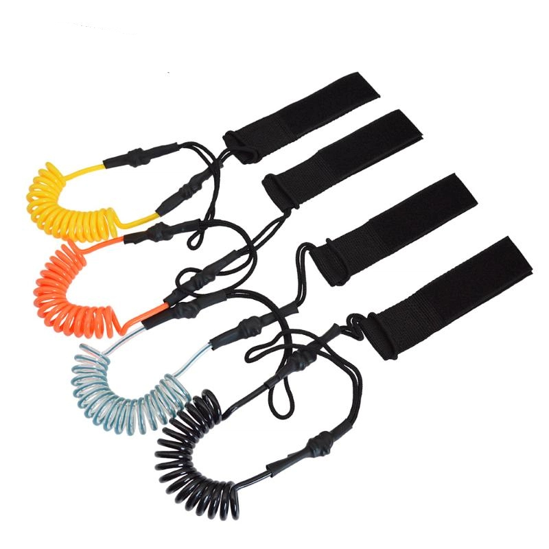 Paddle Board Leash Coiled - Nova surf sup tornozelo trela surf