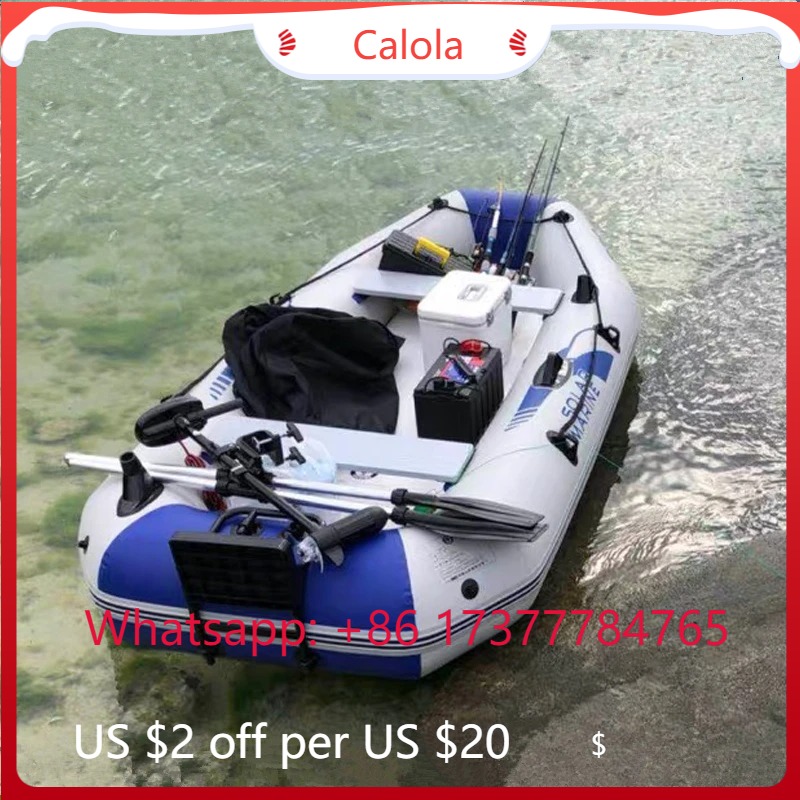 Inflatable Kayak 3 Person - Barco Inflável de PVC com Colchão