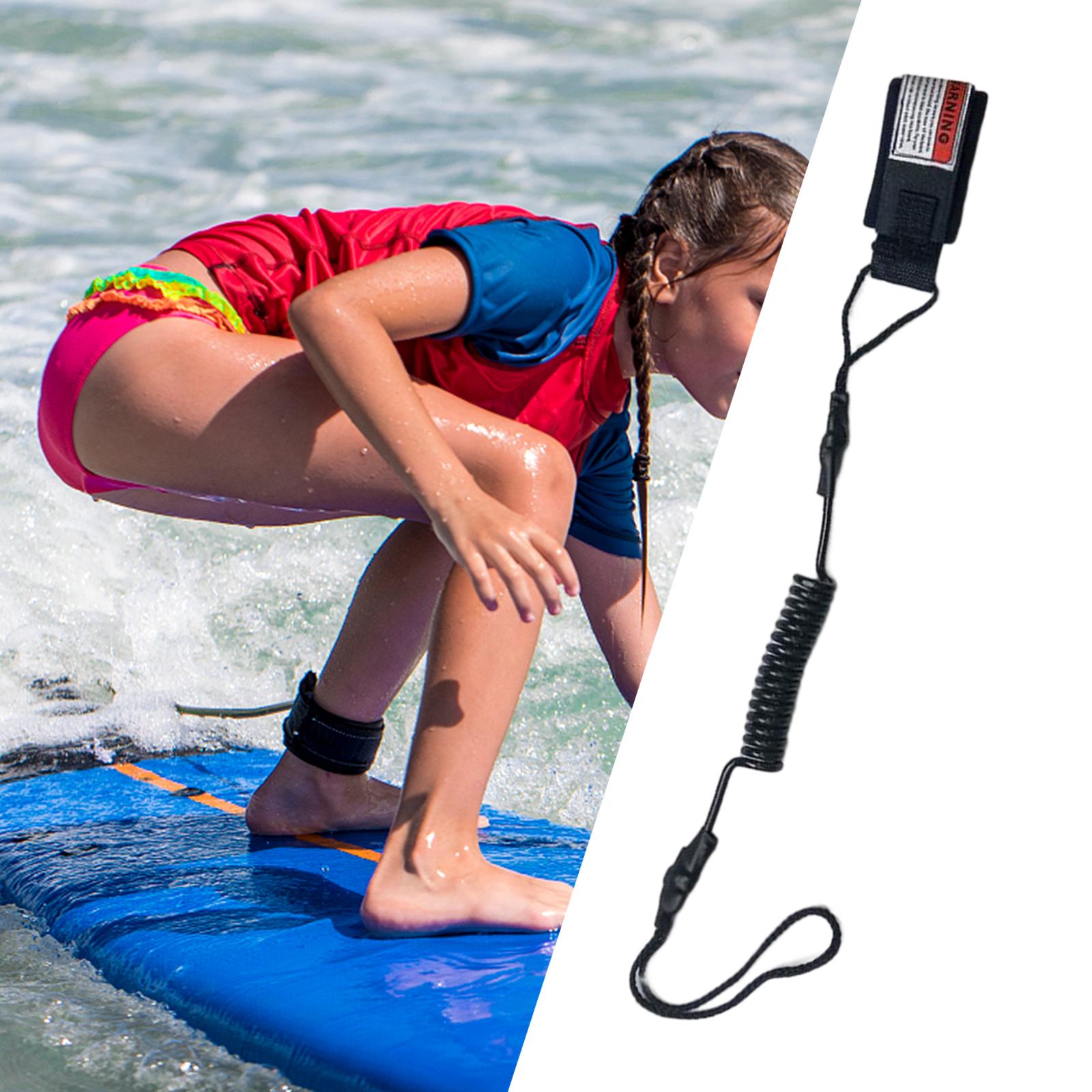 Paddle Board Leash Coiled - Corda de segurança resistente para prancha
