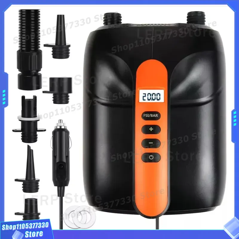 Paddle Board Electric Pump 20Psi - Bomba de Ar Elétrica 20PSI para