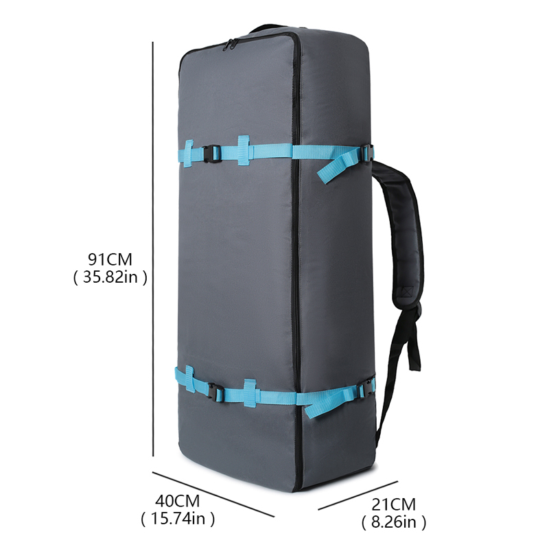 Mochila de tecido oxford cinza - Paddle Board Backpack avaliação e preço