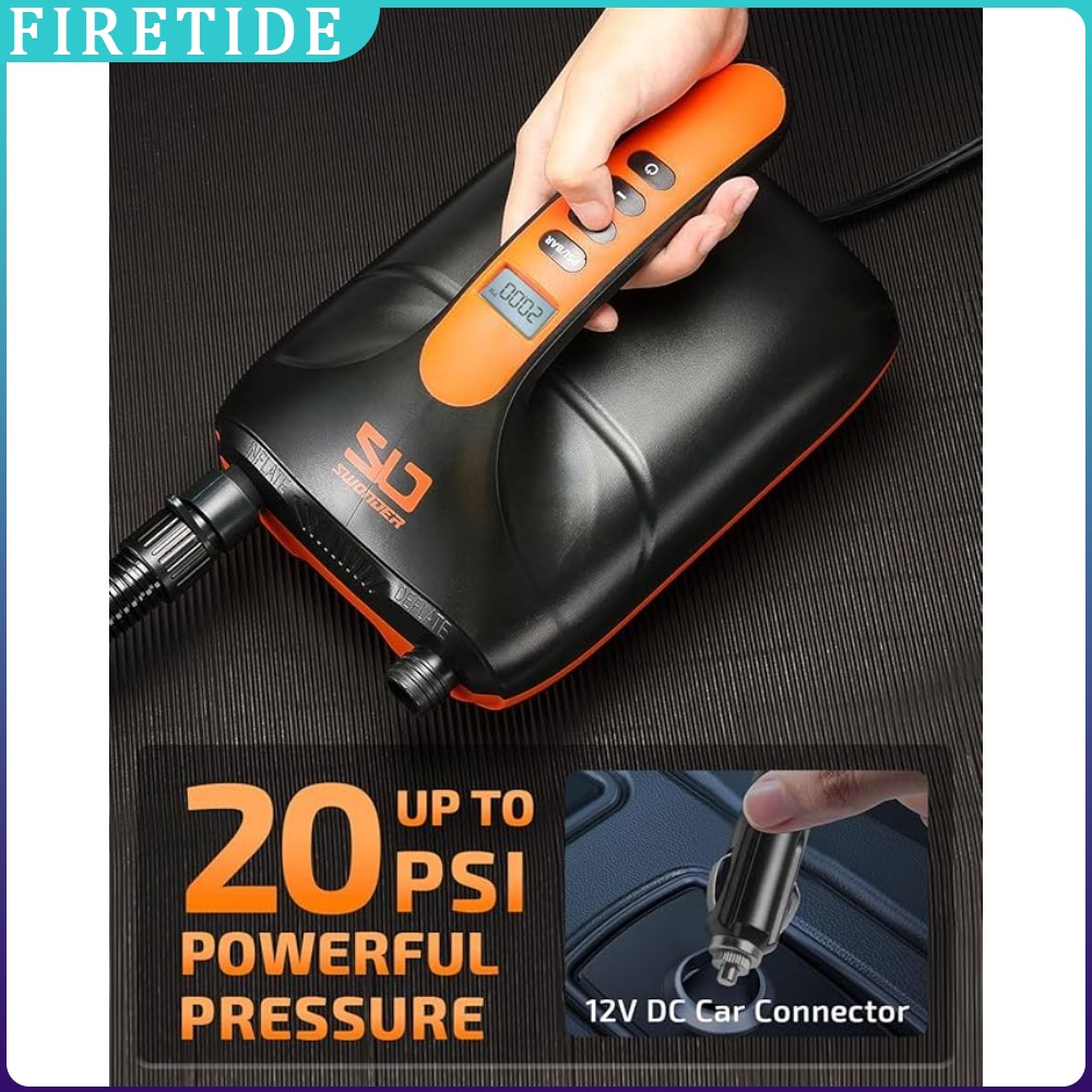 Bomba de Ar Elétrica Digital P - Paddle Board Electric Pump 20Psi avaliação e preço