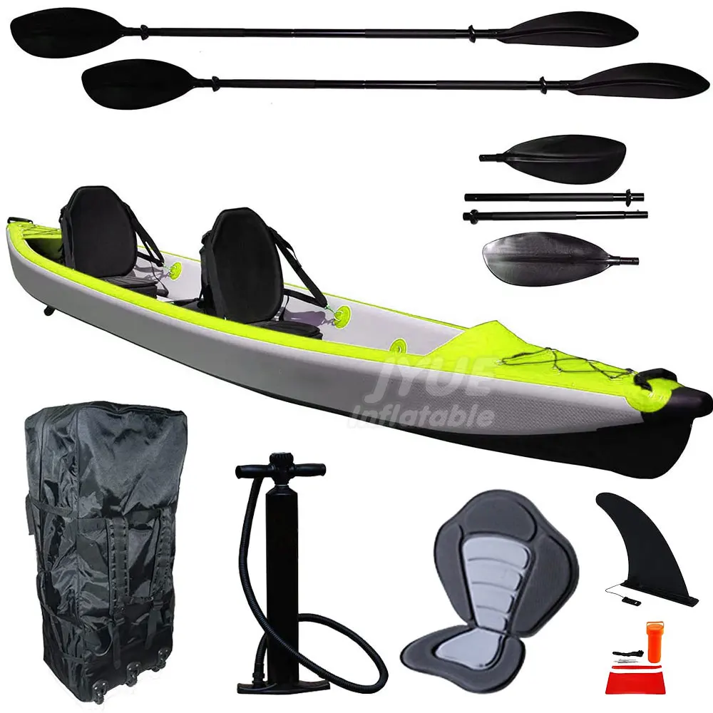 Nova moda barco de caiaque de  - Kayak Inflatable 2 Person avaliação e preço