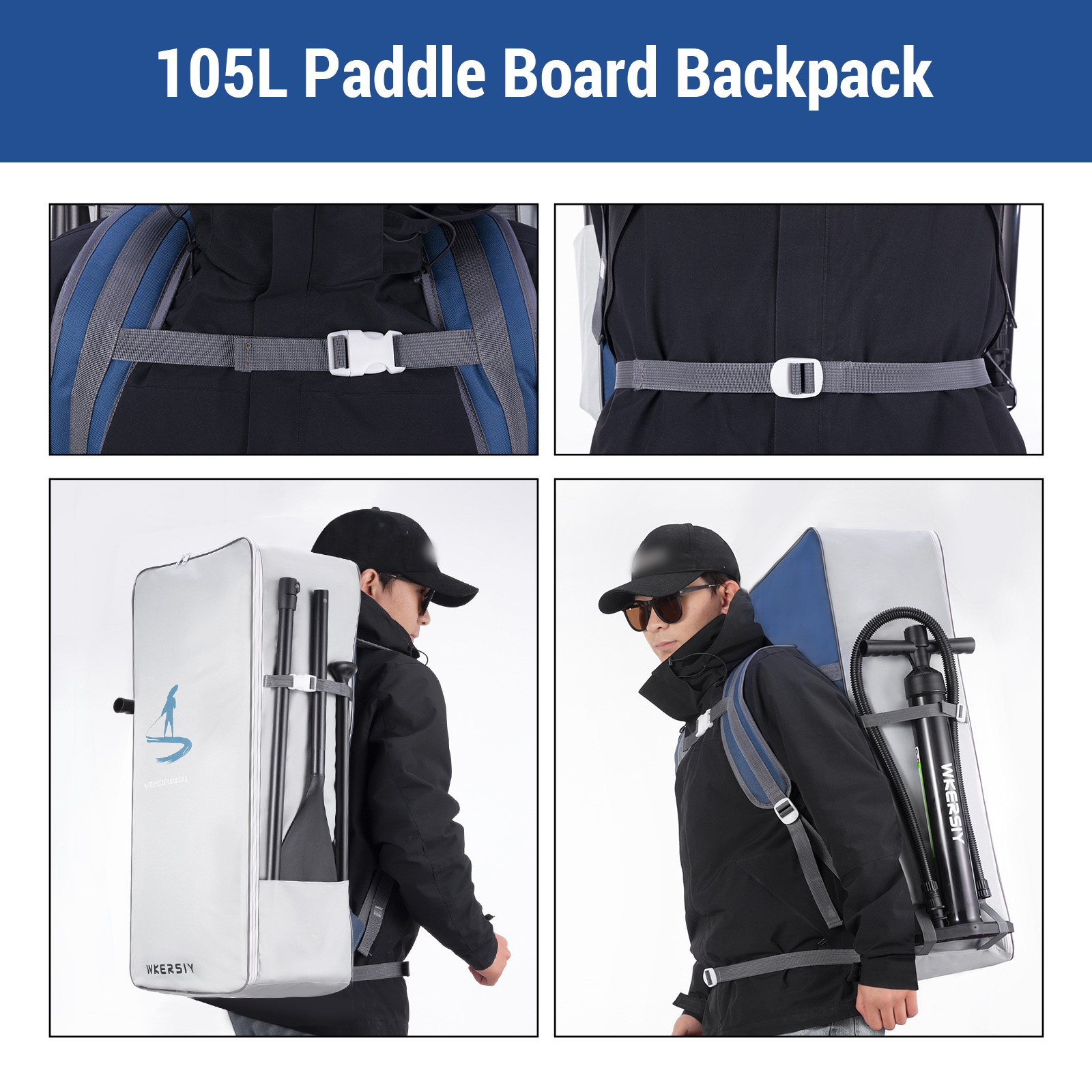 Impermeável Paddle Board Mochi - Paddle Board Backpack avaliação e preço