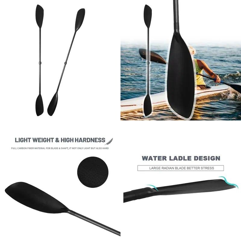 Remo de caiaque dobrável em fi - Kayak Paddle Carbon 2 Piece avaliação e preço