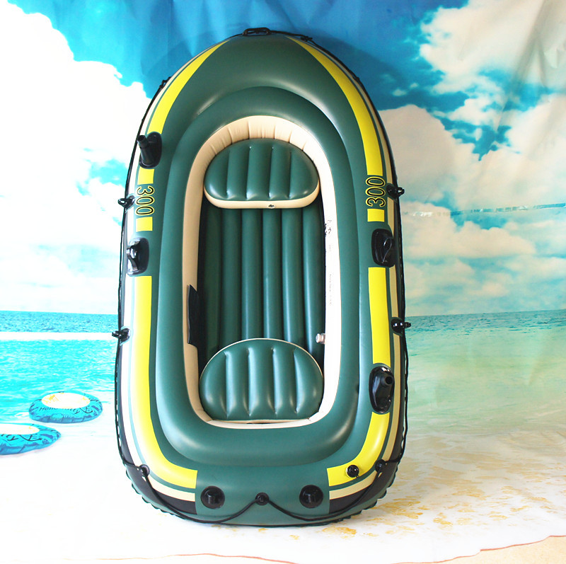 Barco Inflável de PVC Reforçad - Inflatable Kayak 3 Person avaliação e preço
