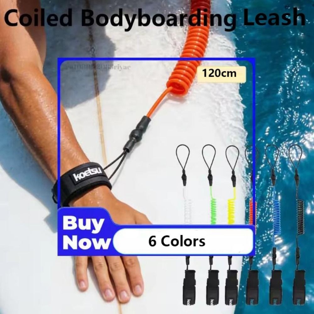 Nova Corda Elástica Extensível - Paddle Board Leash Coiled avaliação e preço