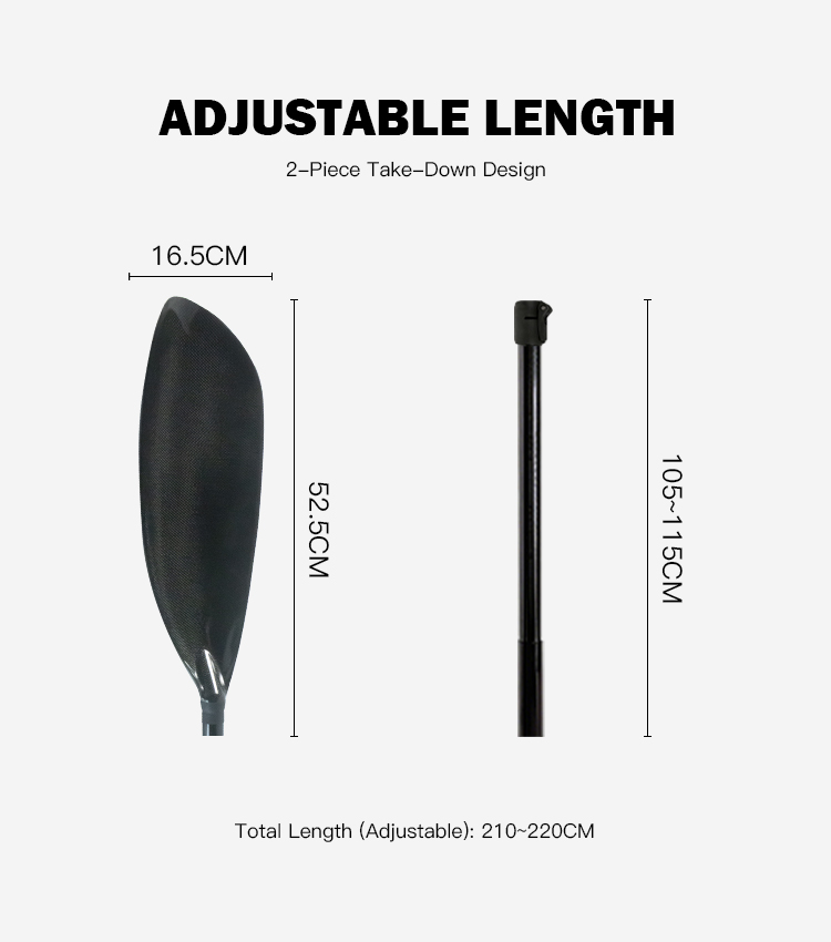 Remo de Caiaque em Fibra de Ca - Kayak Paddle Carbon 2 Piece avaliação e preço