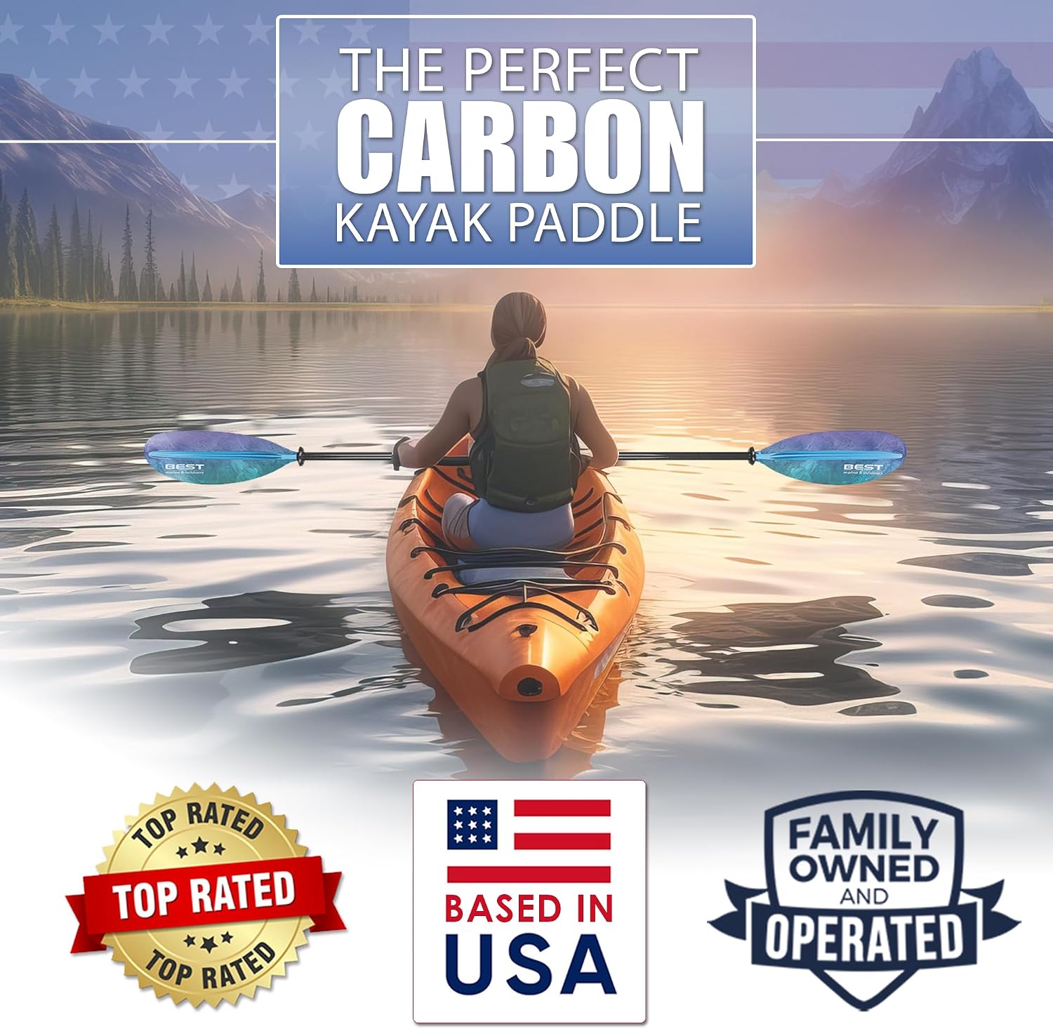 Remo de Caiaque em Fibra de Ca - Kayak Paddle Carbon 2 Piece avaliação e preço