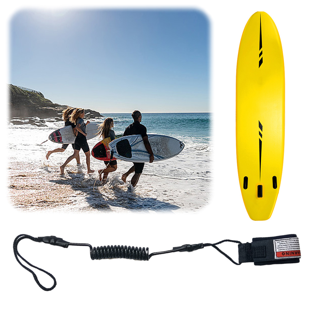 Leash espiralado para bodyboar - Paddle Board Leash Coiled avaliação e preço