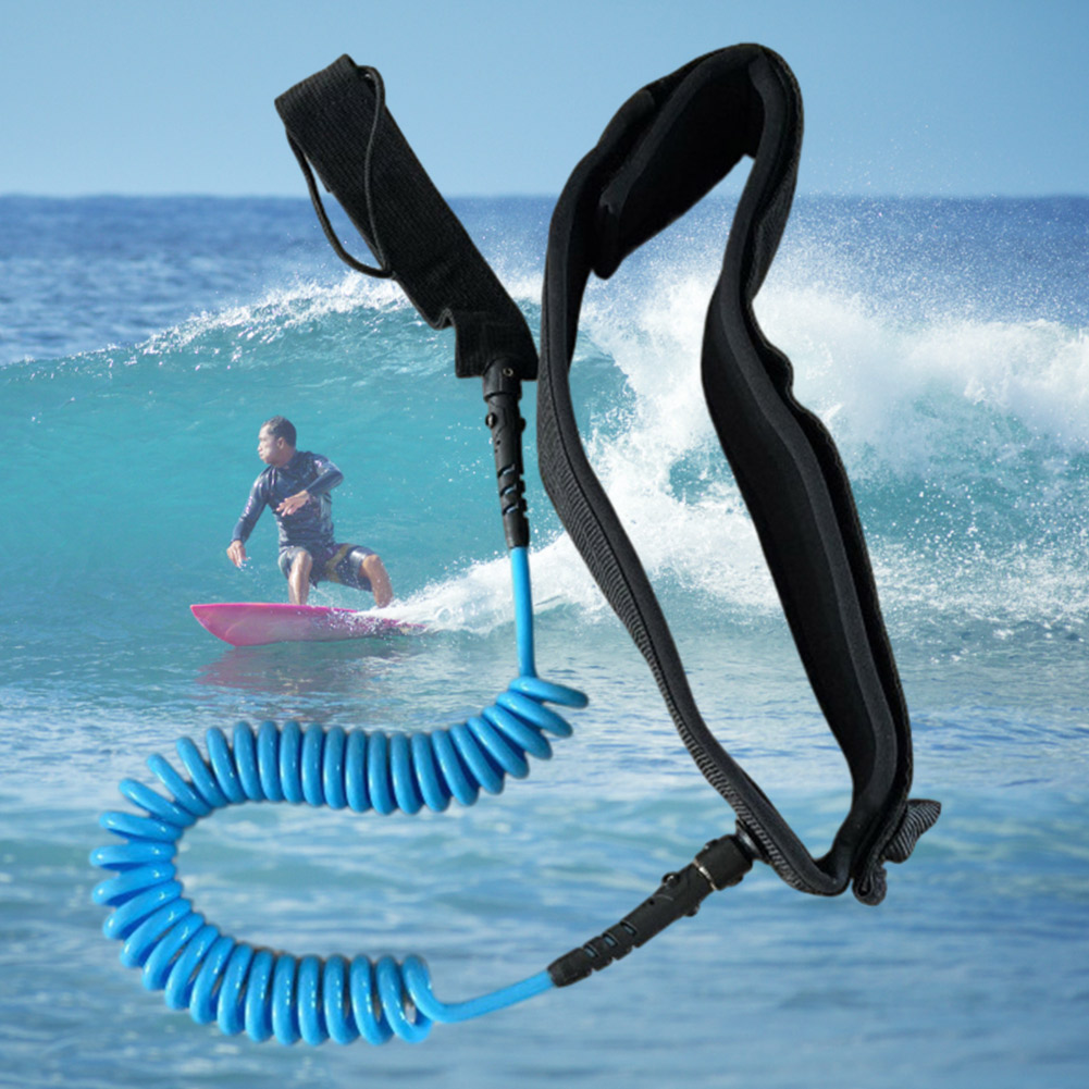 Cinta de Segurança Ajustável p - Paddle Board Leash Coiled avaliação e preço