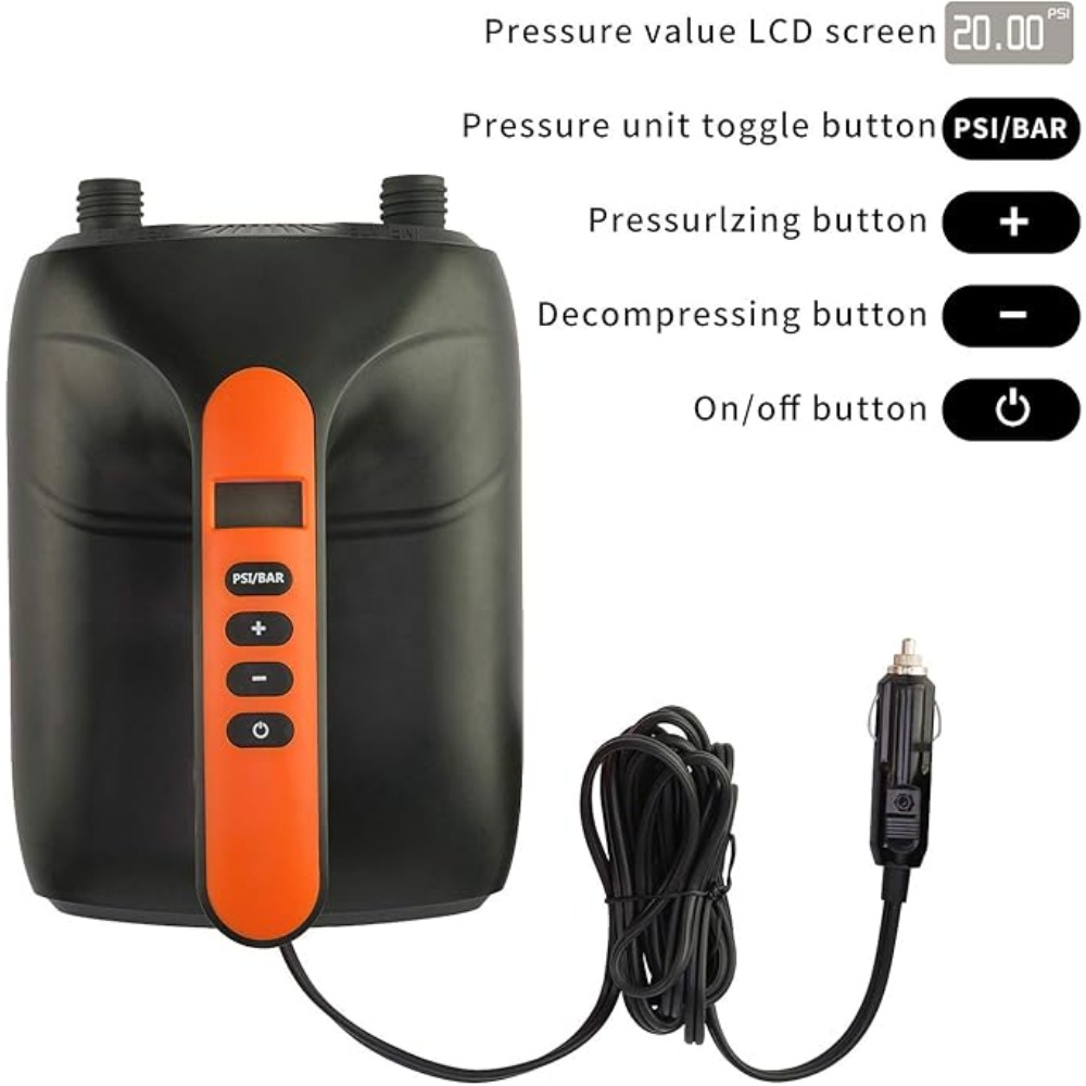 Bomba de Ar Elétrica de Alta P - Paddle Board Electric Pump 20Psi avaliação e preço