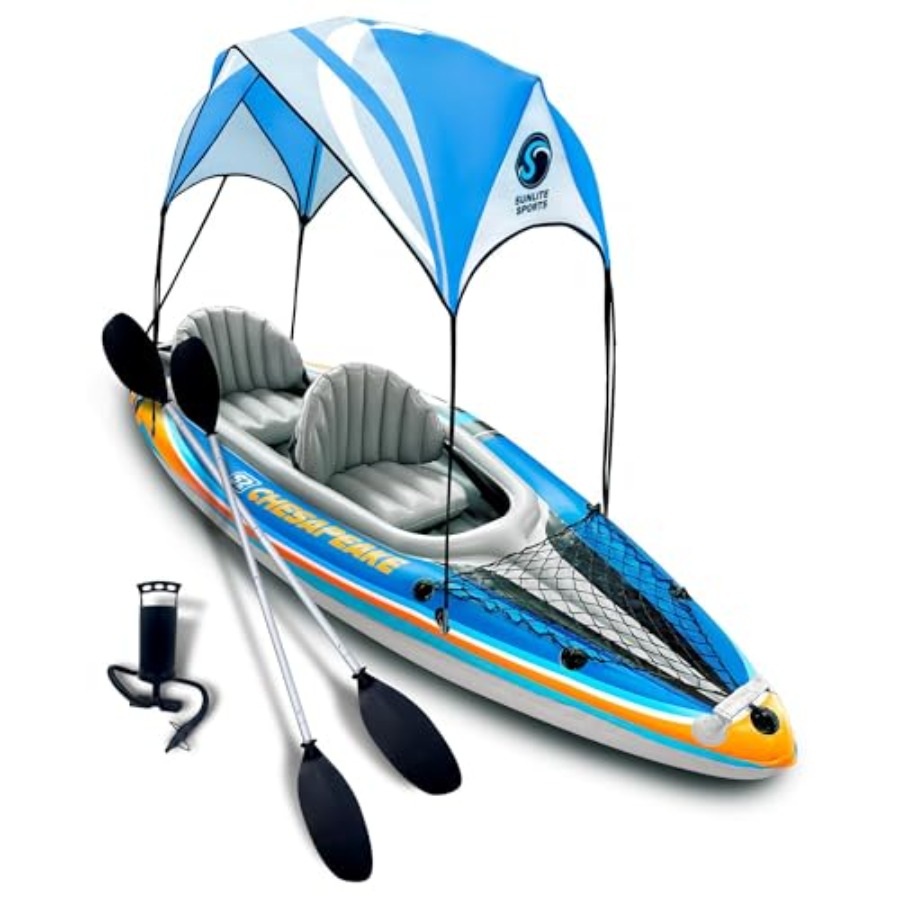 Caiaque inflável para 2 pessoa - Kayak Inflatable 2 Person avaliação e preço